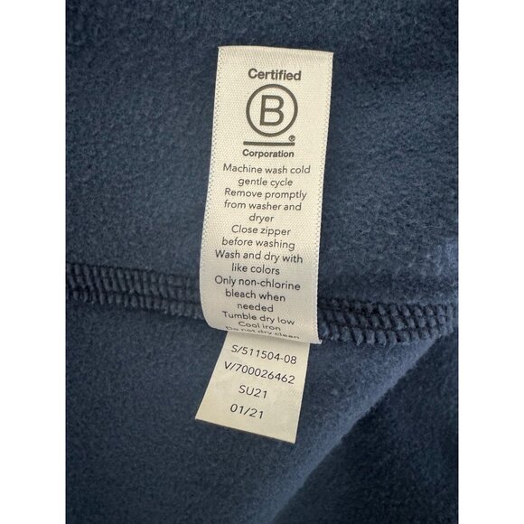 Athleta Triumph Blue Camo Print Full Zip Hoodie Pockets Size L Sweatshirt Jacket - Picture 10 of 15